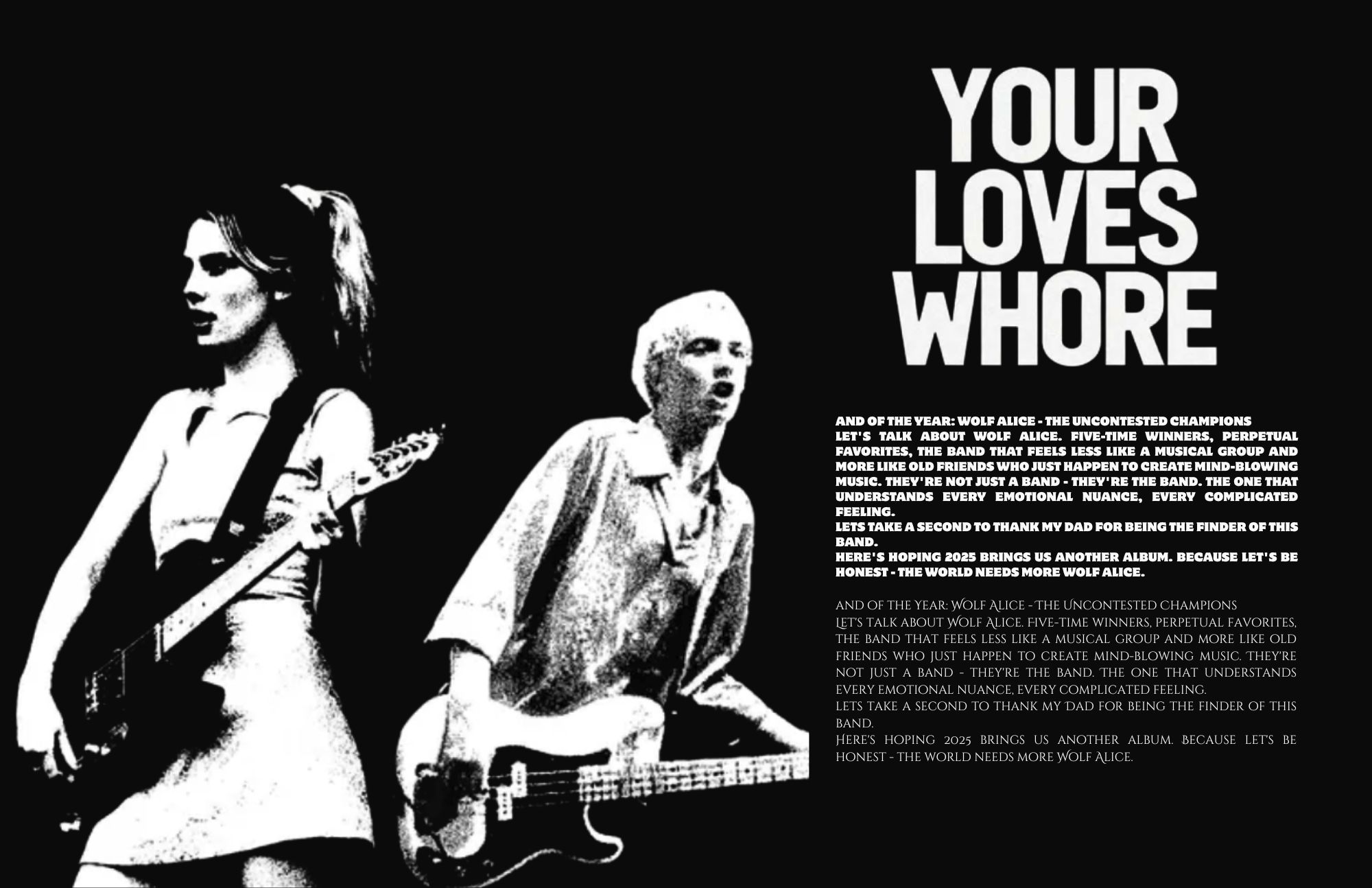 Your Loves Whore